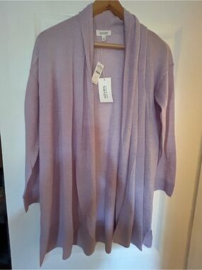 Haven Well Within Lavender Open-Front Lightweight Cardigan